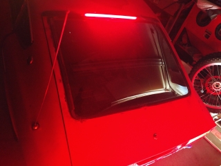 3rd brake light in the dark. Gotta be safe :-)
